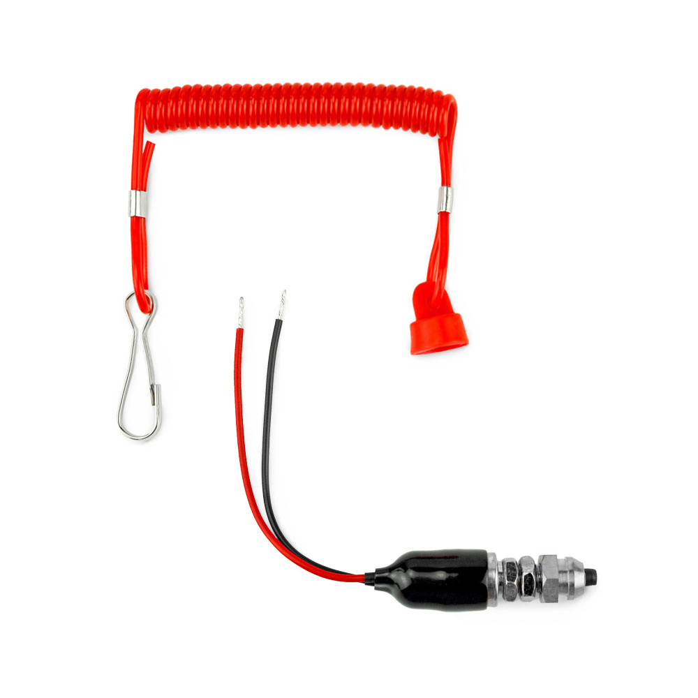 Кнопка аварийной остановки двигателя в сборе с чекой Sledex для Ski-Doo, Yamaha