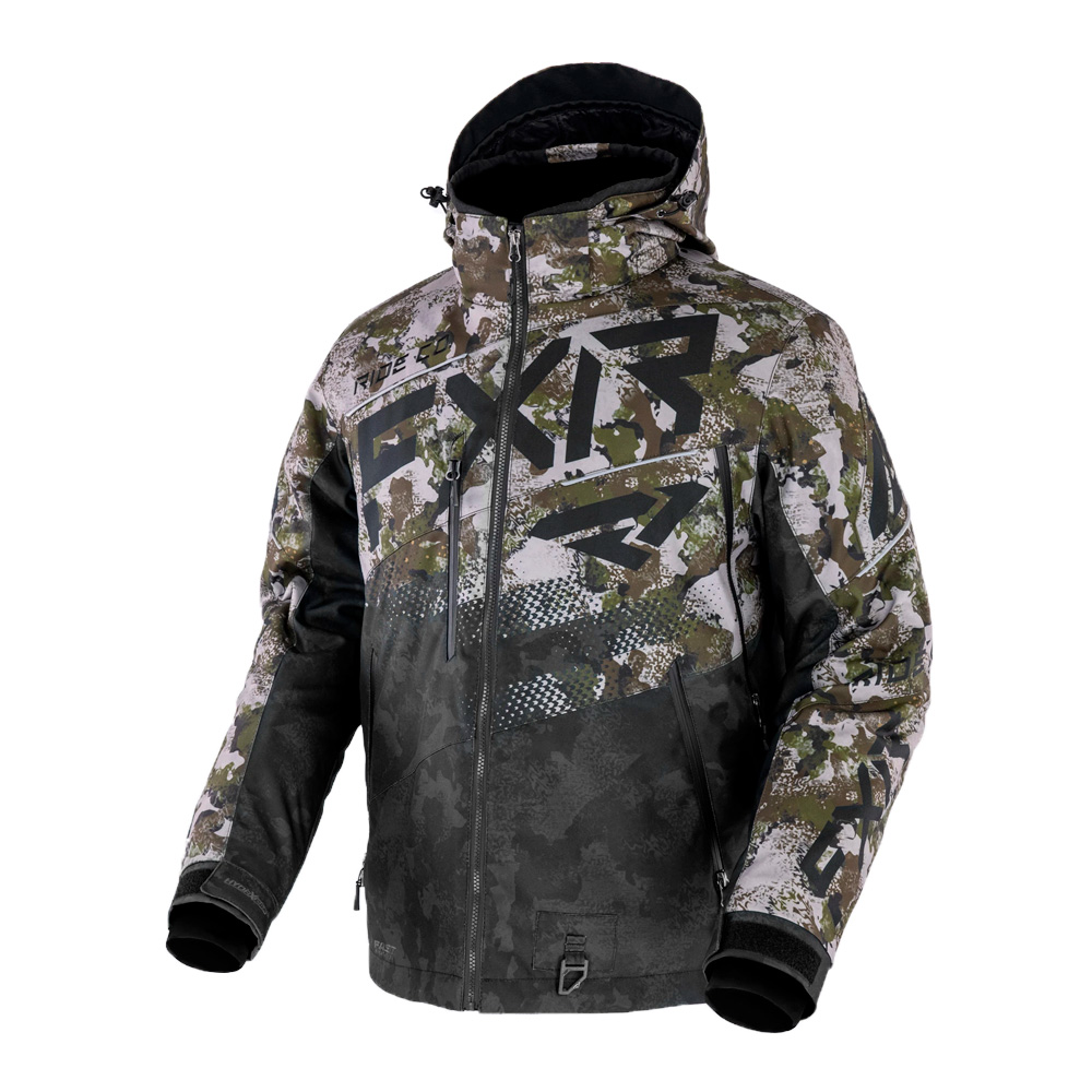 Куртка FXR Boost FX с утеплителем Army Camo/Black Camo, S