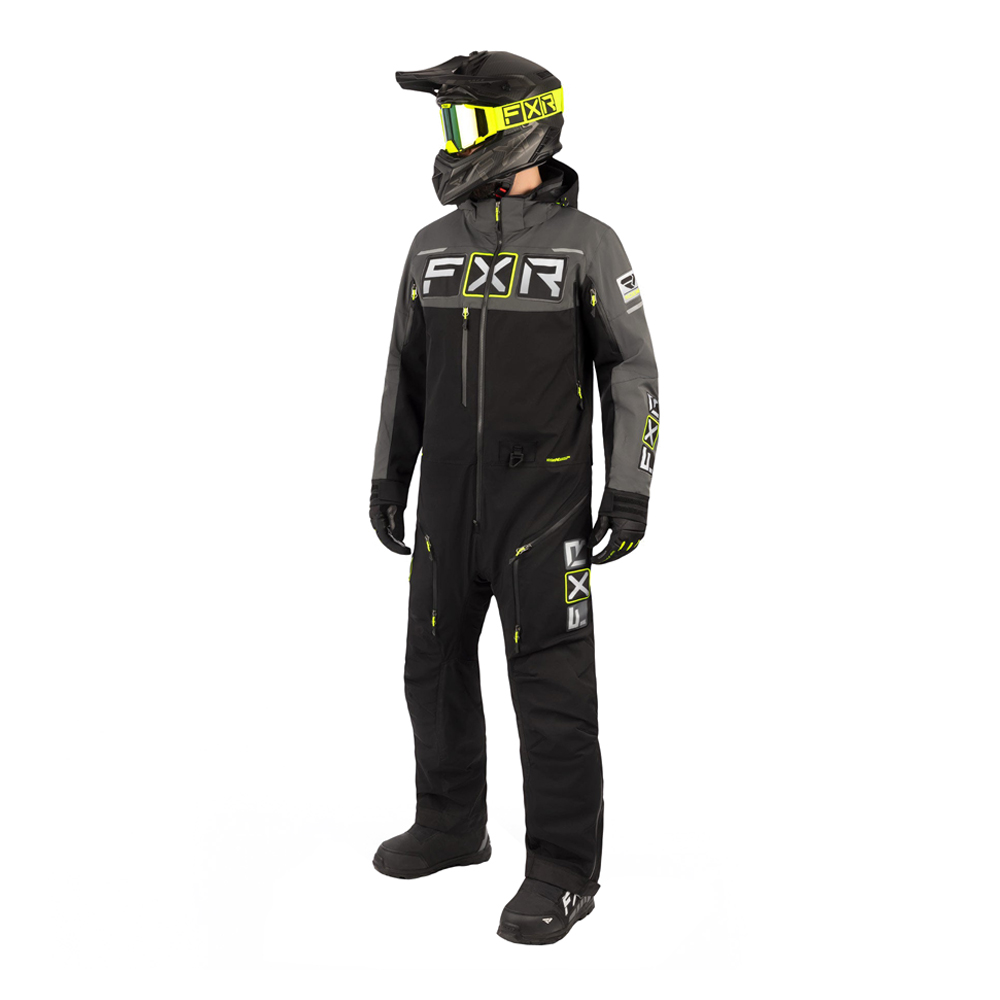 Комбинезон FXR Maverick без утеплителя Black/Charcoal/Hi Vis, S