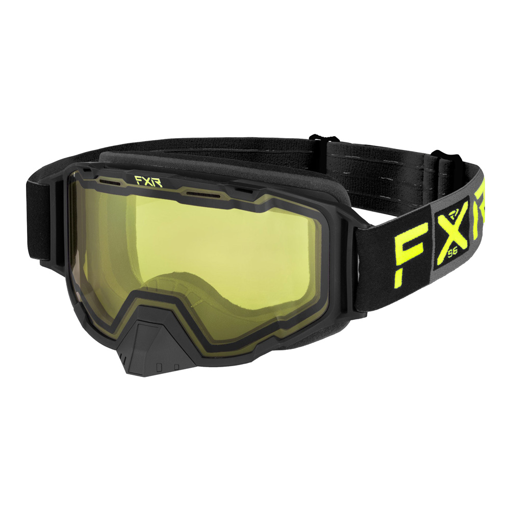 Очки FXR Maverick без подогрева Black/Charcoalcoal/Hi Vis