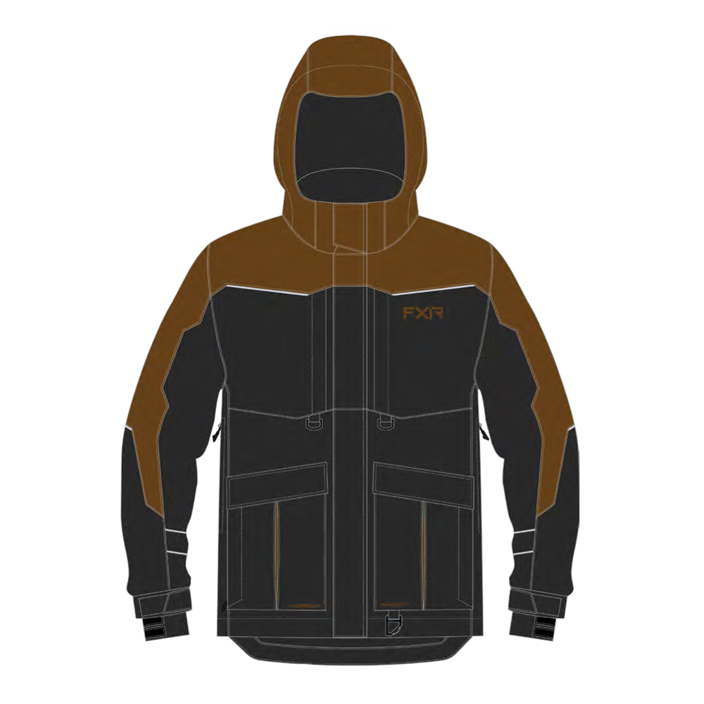 Куртка FXR Excursion с утеплителем ASPHALT / COPPER, L