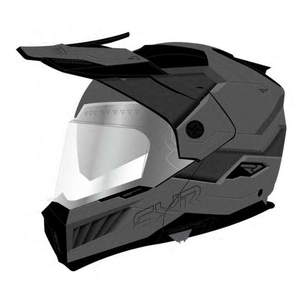 Шлем FXR Maverick X Pro с подогревом Titanium, L