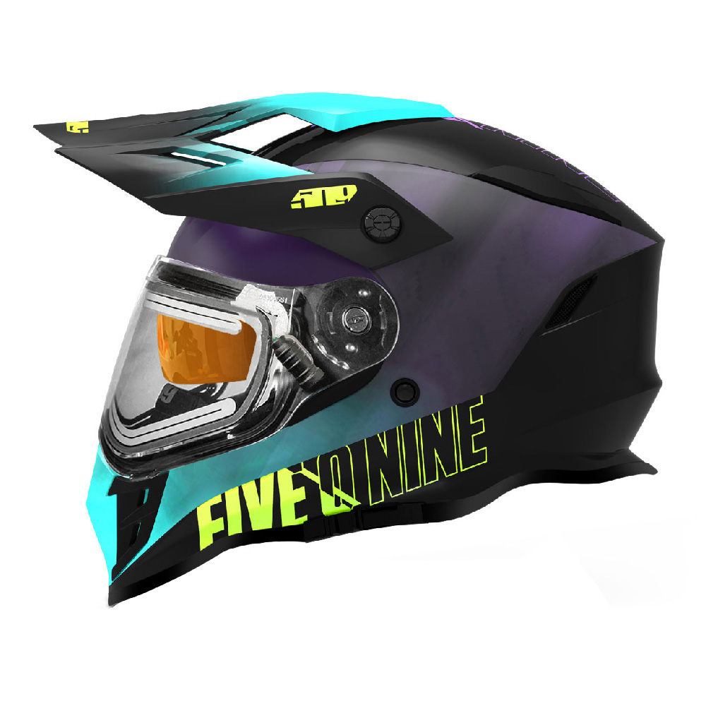 Шлем с подогревом визора 509 Delta R3 Ignite Galaxy Teal Purple, XS