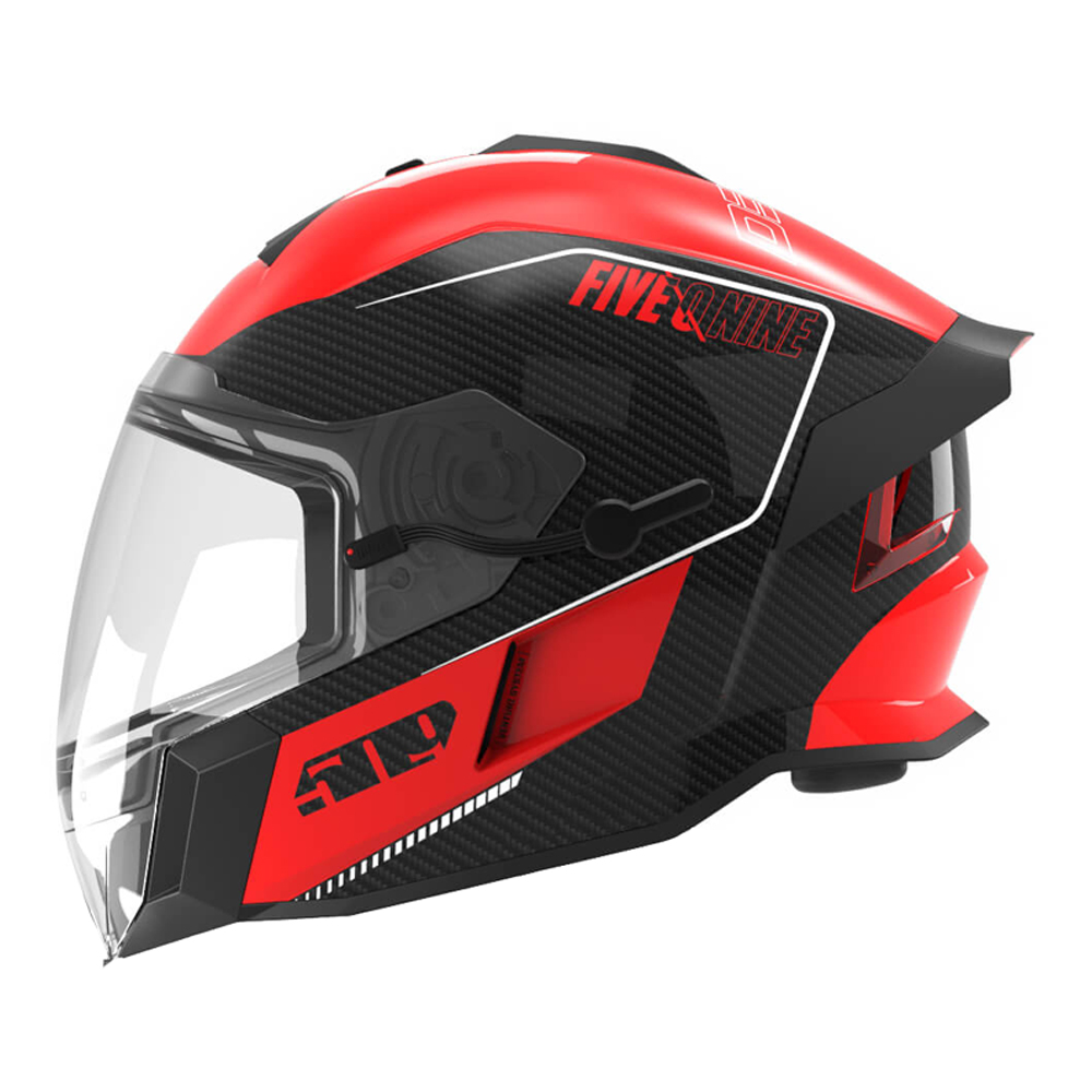 Шлем 509 Delta V Carbon Ignite с подогревом Racing Red, 2X