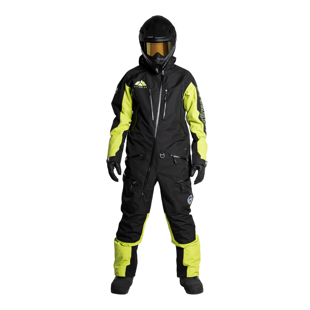 Комбинезон Jethwear The One без утеплителя Black/Lime, S