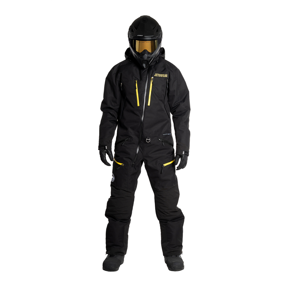 Комбинезон Jethwear Freedom без утеплителя Black/Yellow, 3XL