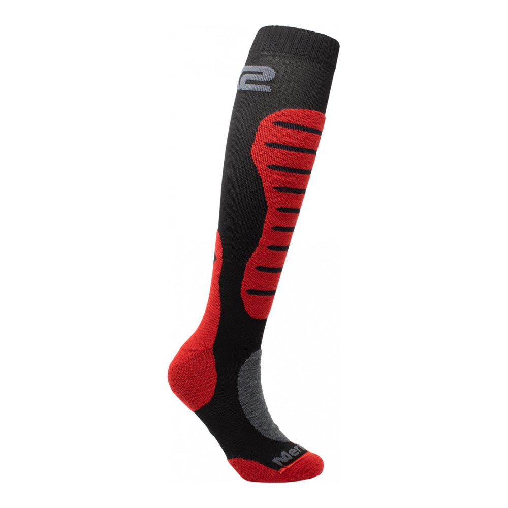 Носки SIXS MOT2 MERINOS Black/Red, 44/47