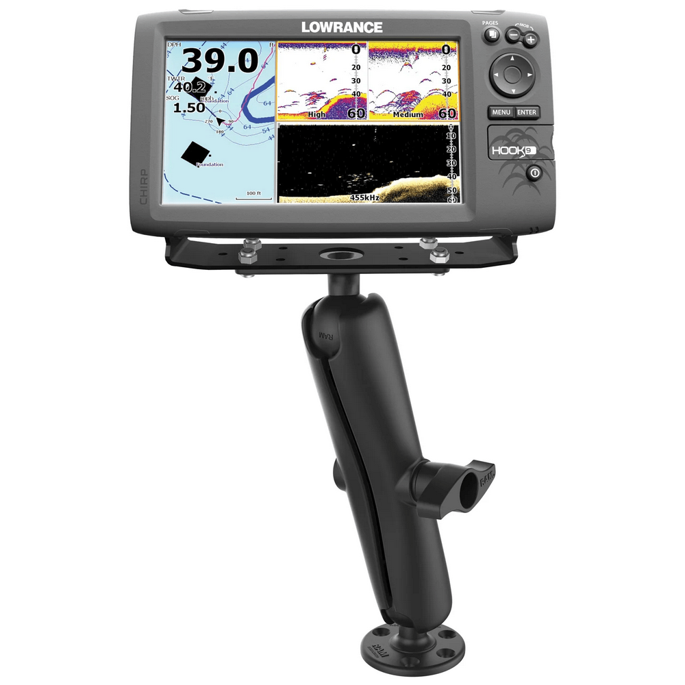 Крепление для эхолотов RAM MOUNTS для Lowrance HDS-9 Gen2 Touch, Garmin GPSMAP 7407
