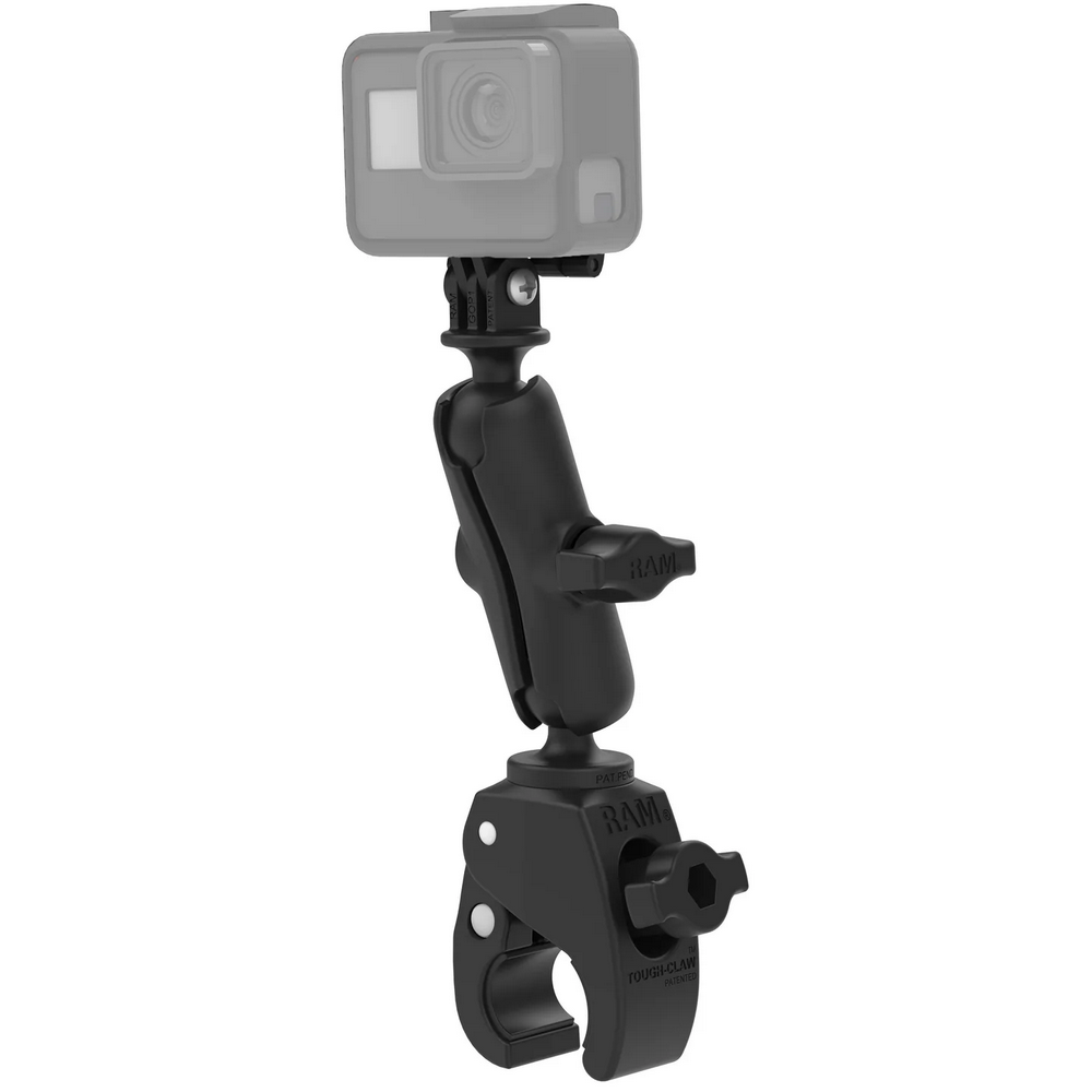 Крепление для GoPro RAM MOUNTS со струбцина 16-29 мм, двойное шаровое крепление