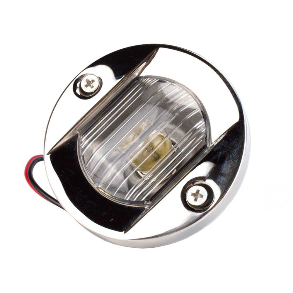 Огонь гаковый (кормовой) AAA врезной, нержавеющая сталь, лампа накаливания