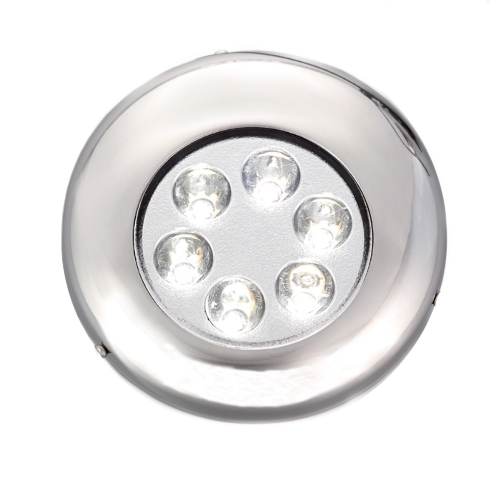 Фонарь подводный AAA, нержавеющая сталь, пластик белый