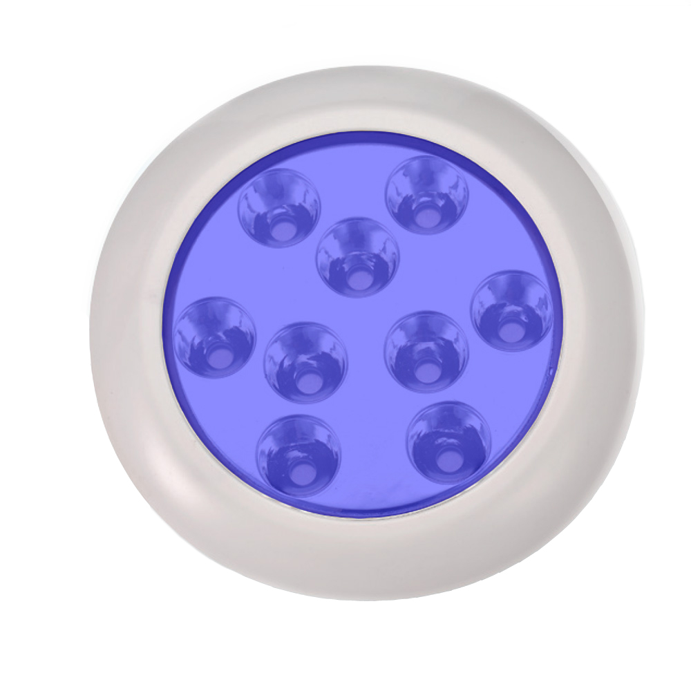 Фонарь подводный AAA, пластик синий