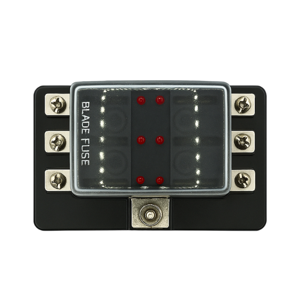 Блок предохранителей Skipper ножевой Винтовой зажим (М4), 6 цепей