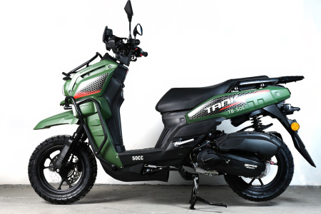 Скутер SPRMOTORS Tank Restyling Зелёный T8-50E