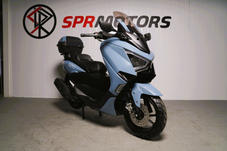 Максискутер SPRMOTORS CITY MAX серый T4-50H (с кофром)
