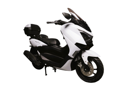Максискутер SPRMOTORS CITY MAX белый T4-50H (с кофром)