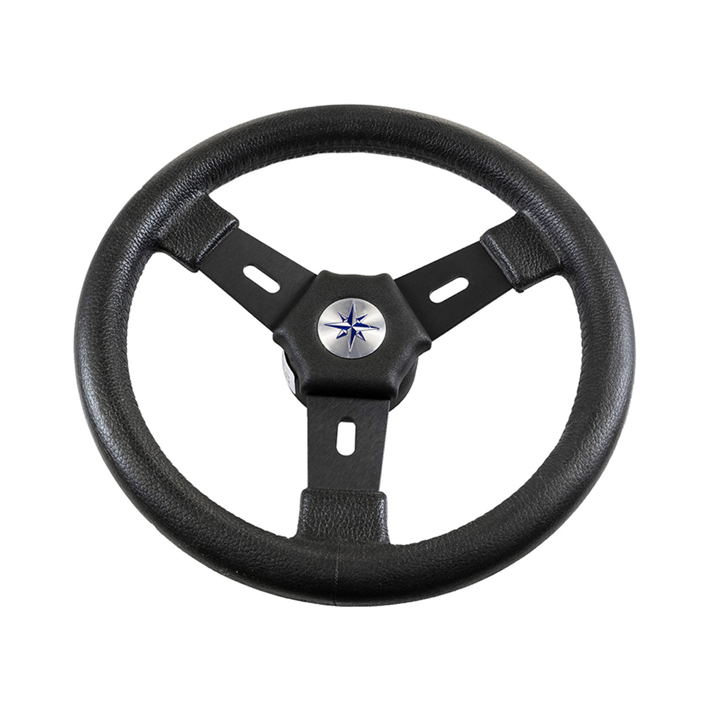 Колесо рулевое ELBA, спицы черные 320 мм, чёрный