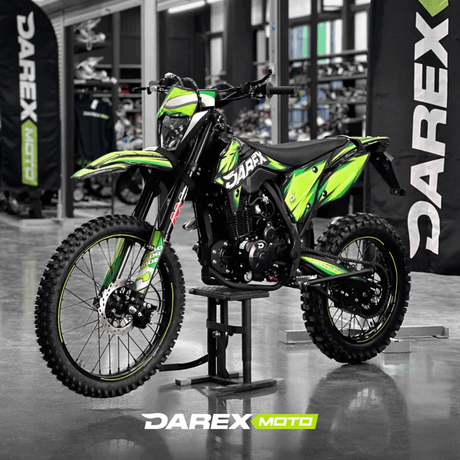 Мотоцикл эндуро DAREX MATAY 250 (black/green) (черный/зеленый)