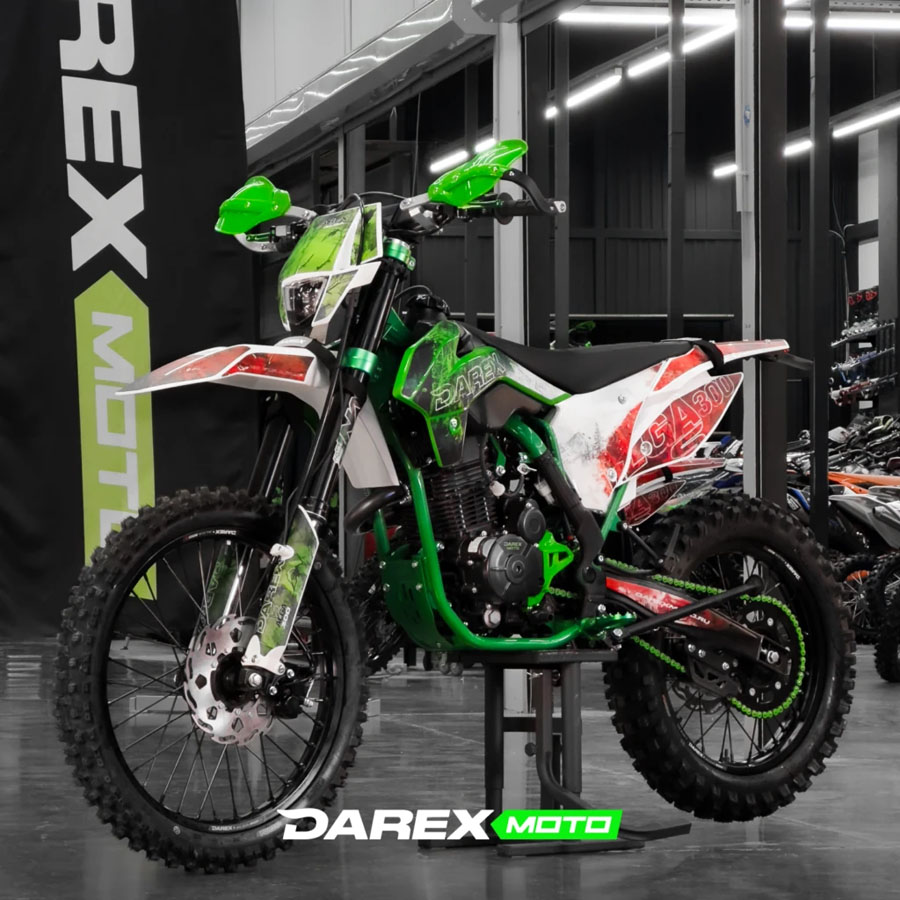 Мотоцикл эндуро Darex Alga 300 S Green Limited Edition (зеленый) 4 клапана