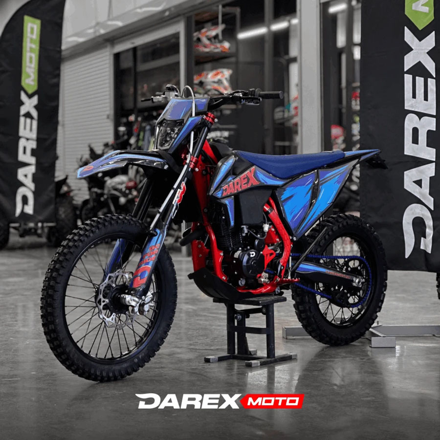 Мотоцикл эндуро Darex UL red/blue (красный/синий)