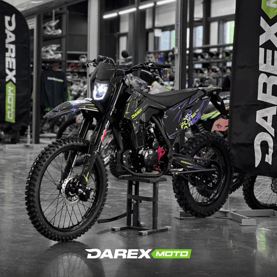 Мотоцикл эндуро DAREX MATAY 250 (black/purple) (черный/фиолетовый)
