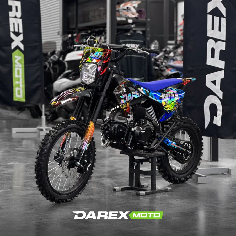 Питбайк Darex Malai 140 (синий) 17/14 электростартер, масл. охлаждение (ZS156FMI)