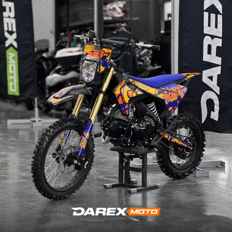 Питбайк Darex Malai 140 (оранжевый) 17/14 электростартер, масл. охлаждение (ZS156FMI)