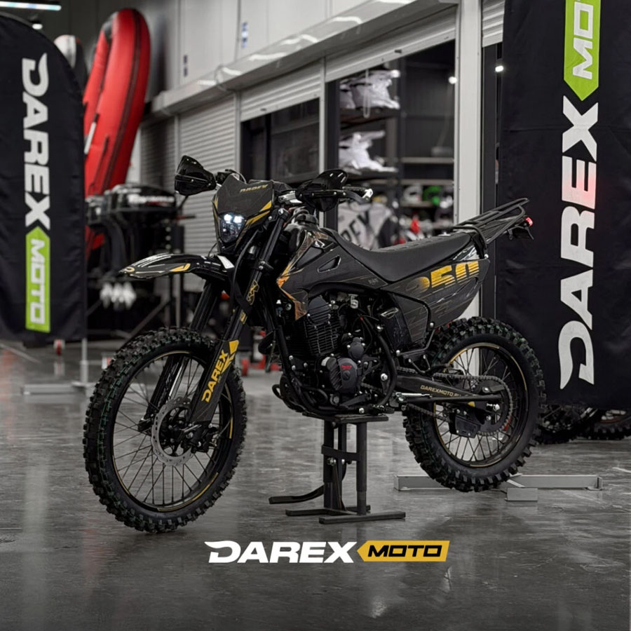 Мотоцикл эндуро Darex Timer 250 black/gold (черный/золотой)