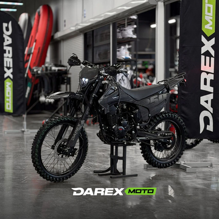 Мотоцикл эндуро Darex Timer 250 black/grey (черный/серый)