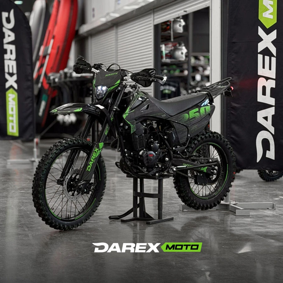 Мотоцикл эндуро Darex Timer 250 black/green (черный/зеленый)