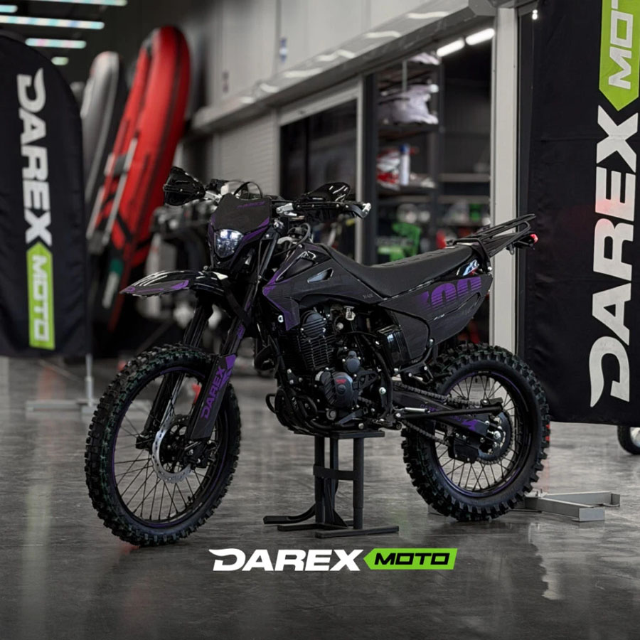 Мотоцикл эндуро Darex Timer 300 Black/Purple (черный/фиолетовый)