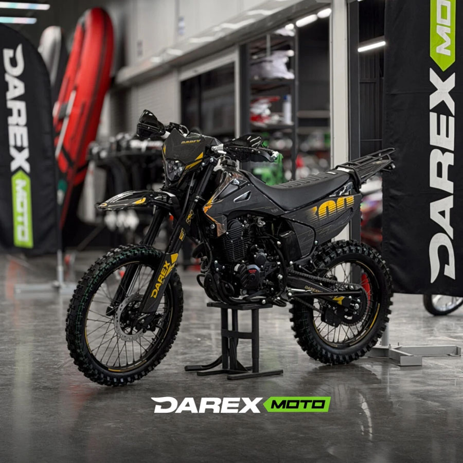 Мотоцикл эндуро Darex Timer 300 Black/Gold (черный/золотой)