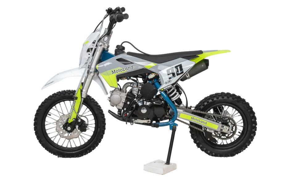 Питбайк  Motoland TCX125 E 14/12 +фара зеленый