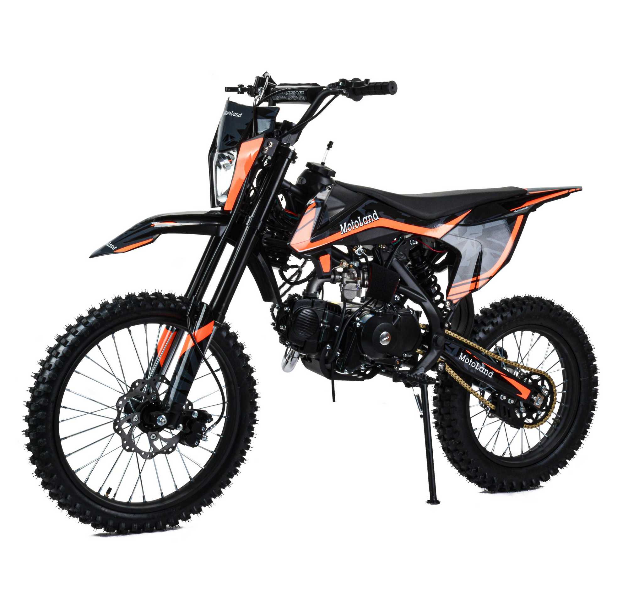 Питбайк Motoland 125 GF125 E 19/16 оранжевый