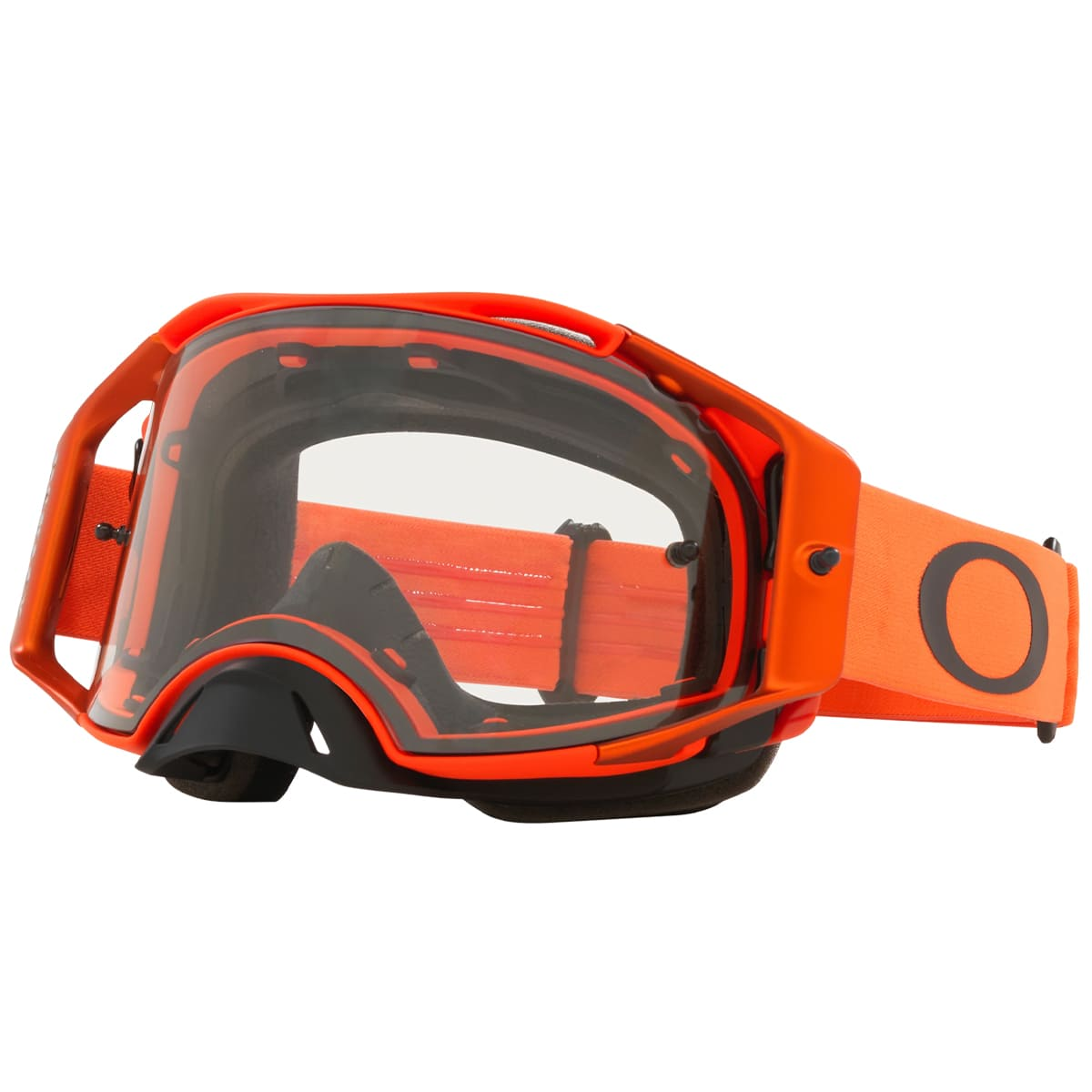 Очки для мотокросса OAKLEY Airbrake Moto оранжевые-черные / прозрачная (OO7046-B6)