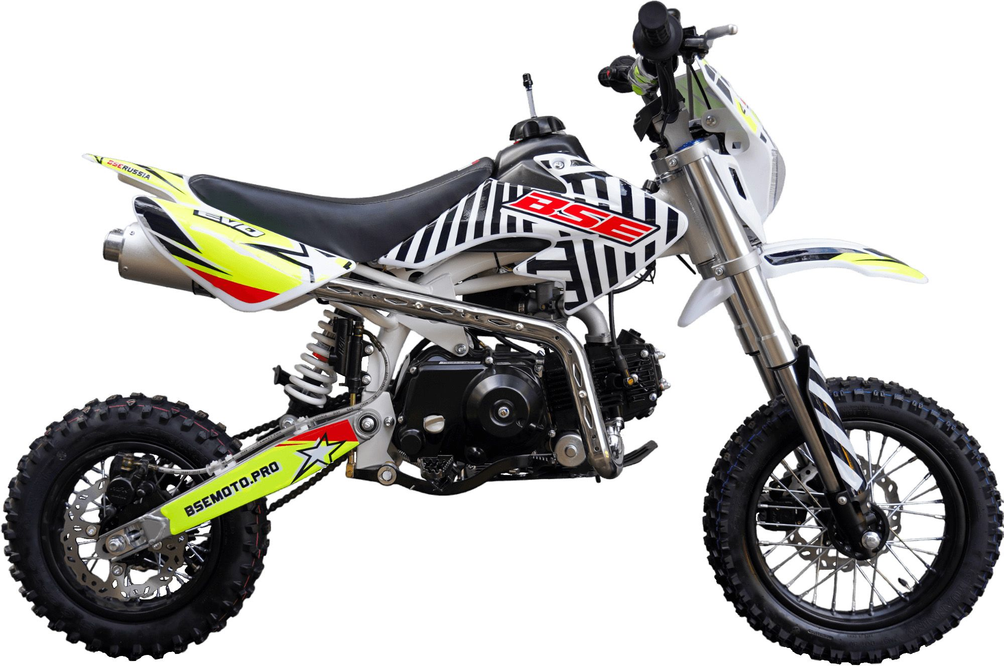 Питбайк BSE EVO 110e Twister A 12\10 (Автомат КПП). арт. B0EVCA045BWH3
