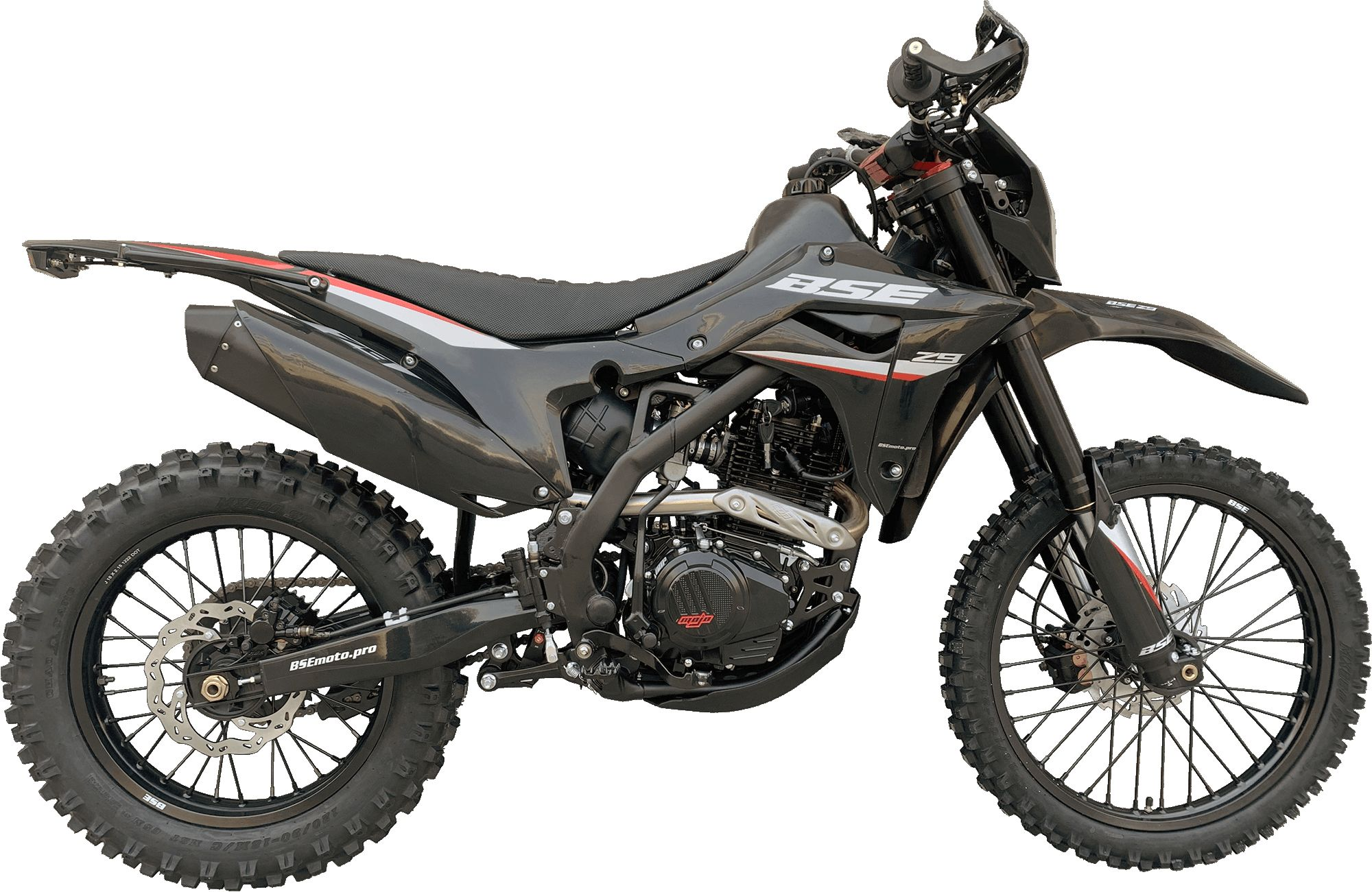 Эндуро \ кроссовый мотоцикл BSE Z9 Red Metallic S (ZS175 FMM-5). арт. B0Z9ND025HRH1