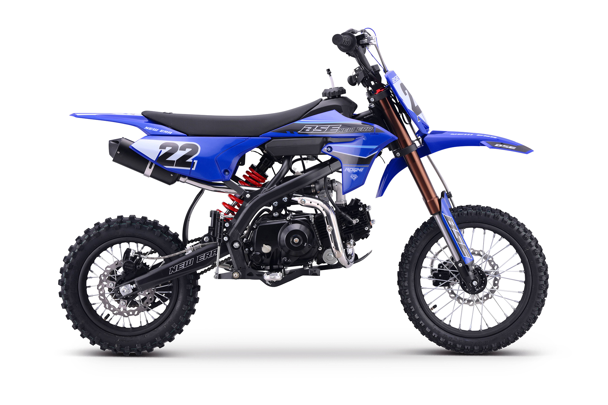 Питбайк BSE NEW ERA 110e Blue Reed 14-12 (Автомат КПП) full auto, арт. BNWCAB030CBH1