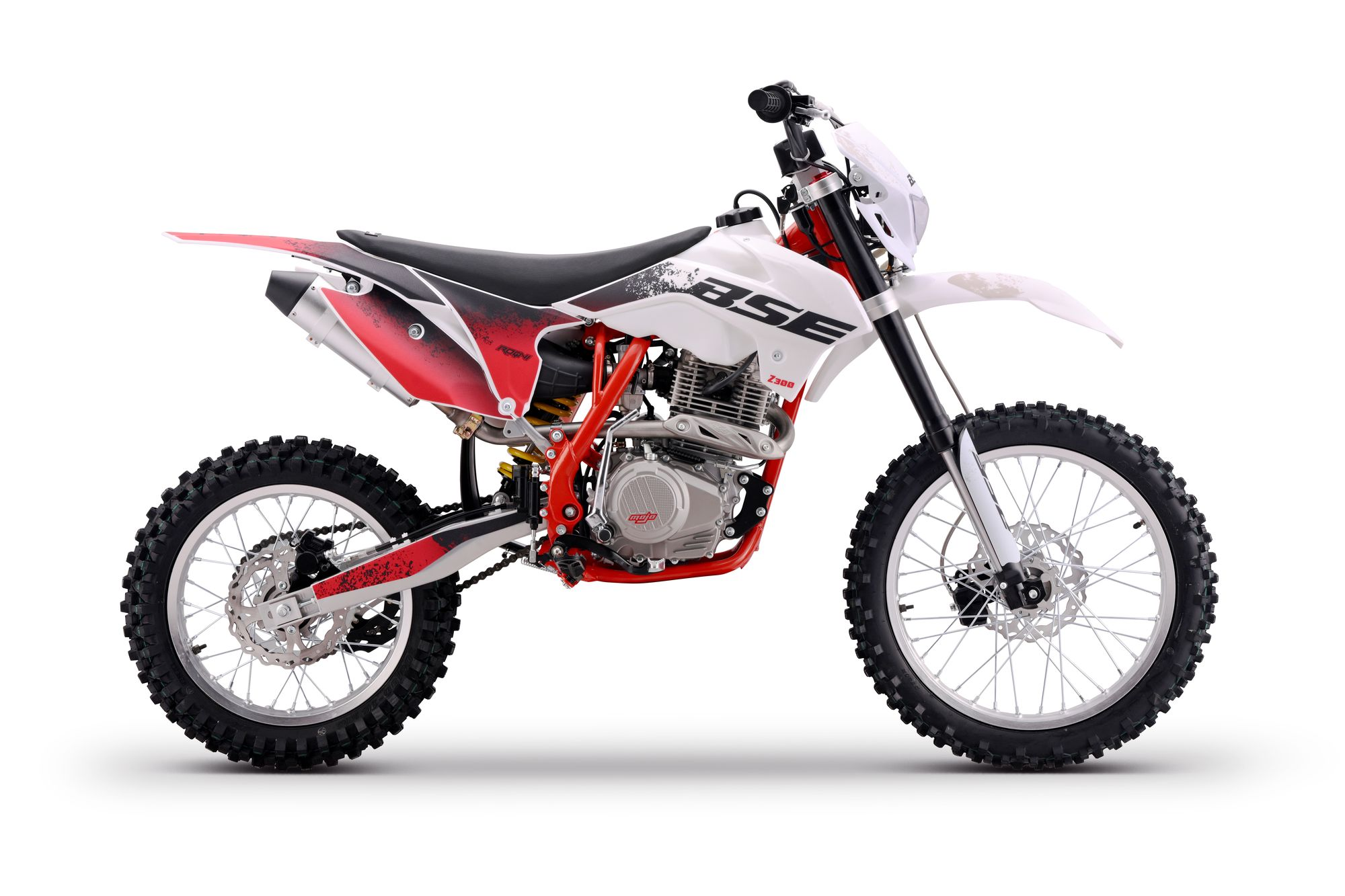 Эндуро - кроссовый мотоцикл BSE Z3.00 19-16 JumpFury Red-White, арт. BZ300ND030GRR1