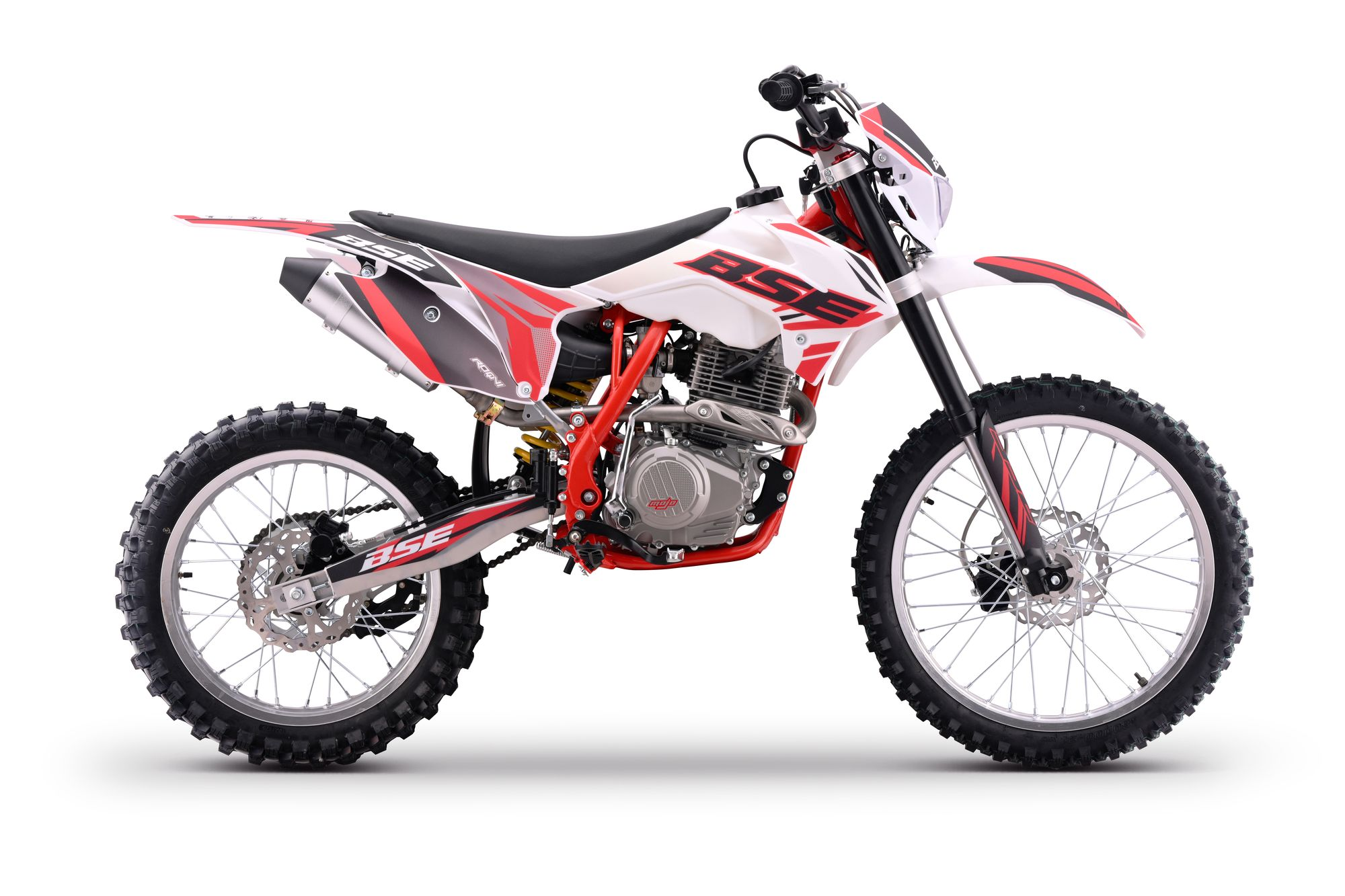 Эндуро - кроссовый мотоцикл BSE Z3.00 21-18 Thorn Red-Black, арт. BZ300ND030HRR2